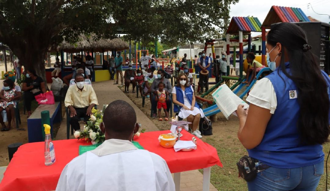 Palenque: Acto de reconocimiento en memoria de las víctimas del conflicto en Palenque