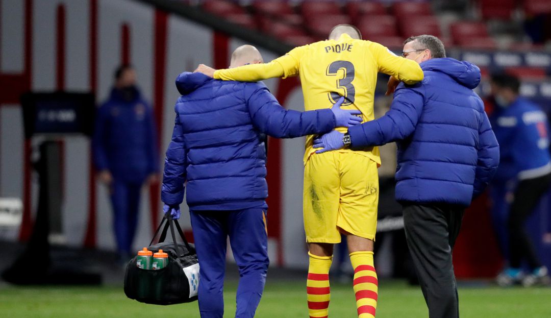 FC Barcelona: Piqué tiene una lesión parcial del ligamento cruzado anterior