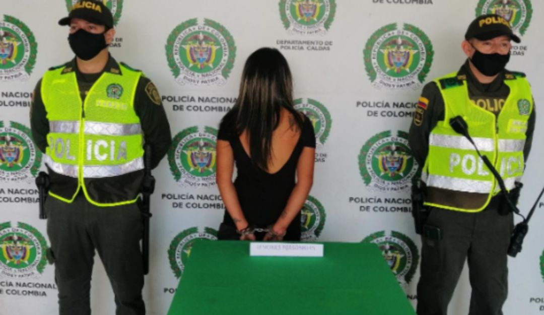 Mujer que hirió a otroa con una botelle capturada en Chinchiná: Mujer que al parecer hirió a otra con una botella fue capturada en Caldas