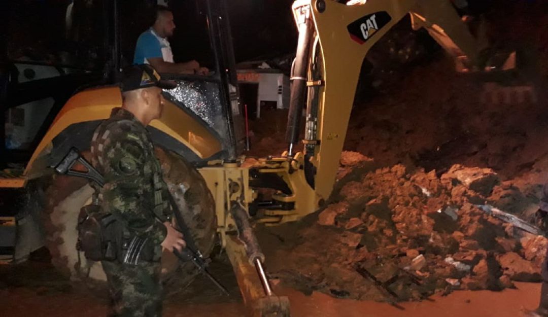 Lluvias Colombia: Siete muertos y nueve heridos por deslizamiento de tierra en Valdivia