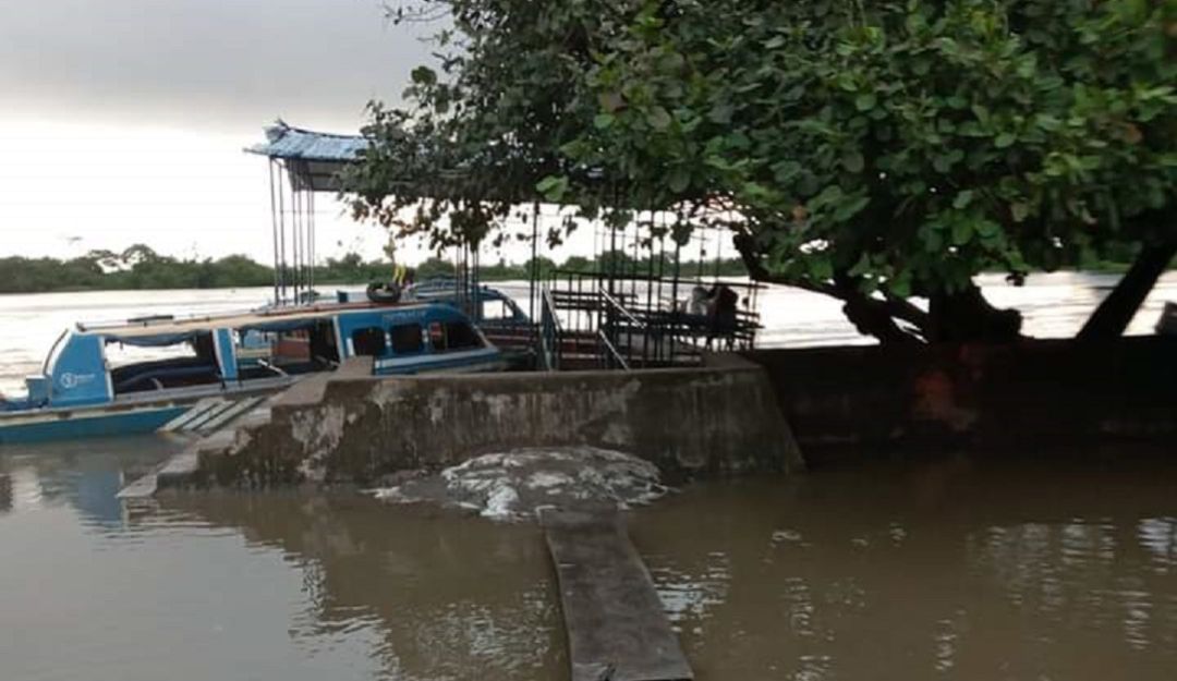 Inundaciones en el sur de Bolívar por creciente del río Magdalena