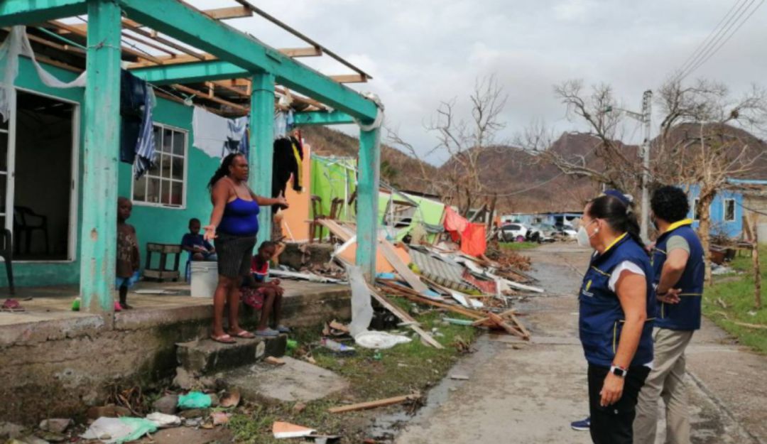 Ayudas para familias afectadas en San Andrés y Providencia: Estación de Policía de Chinchiná envió ayudas a San Andrés y Providencia