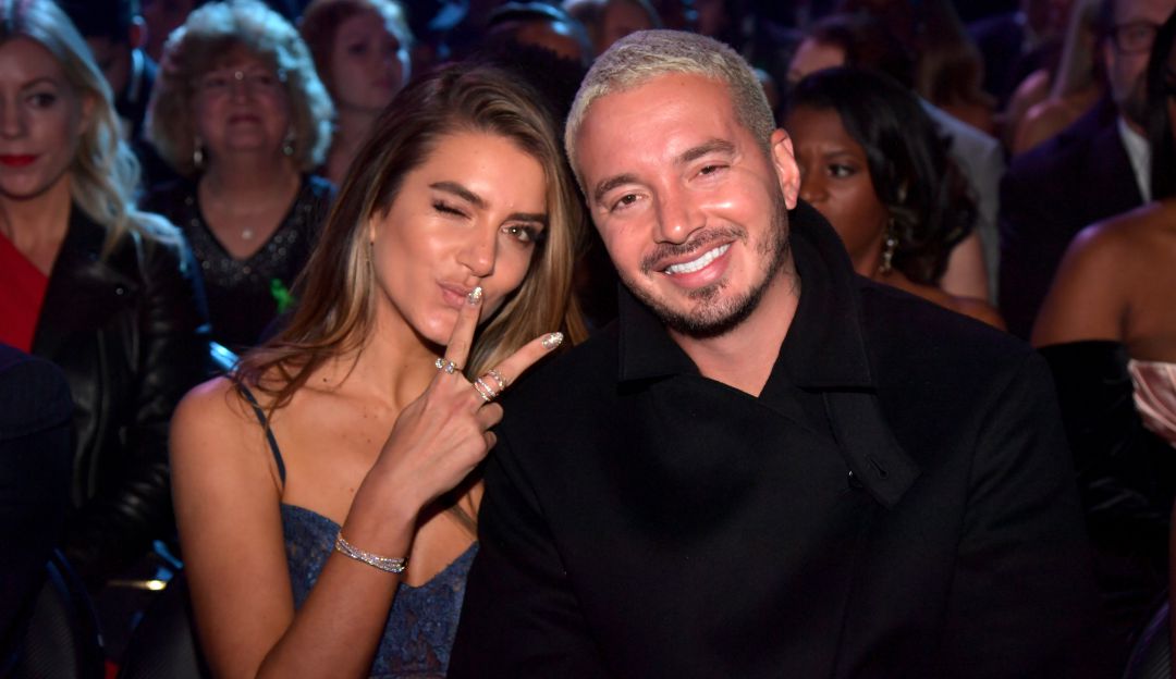 J Balvin junto a Valentina Ferrer.