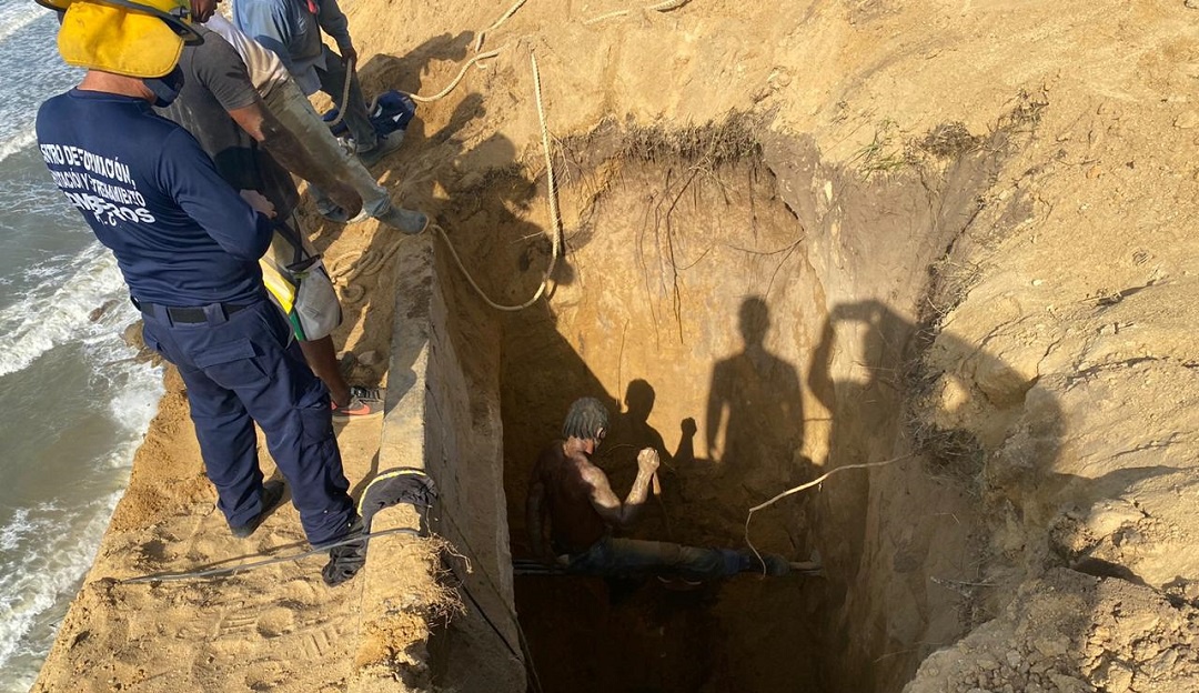 Muerte de obrero en Puerto Colombia: Maestro de obra murió atrapado en un alud de tierra en Puerto Colombia