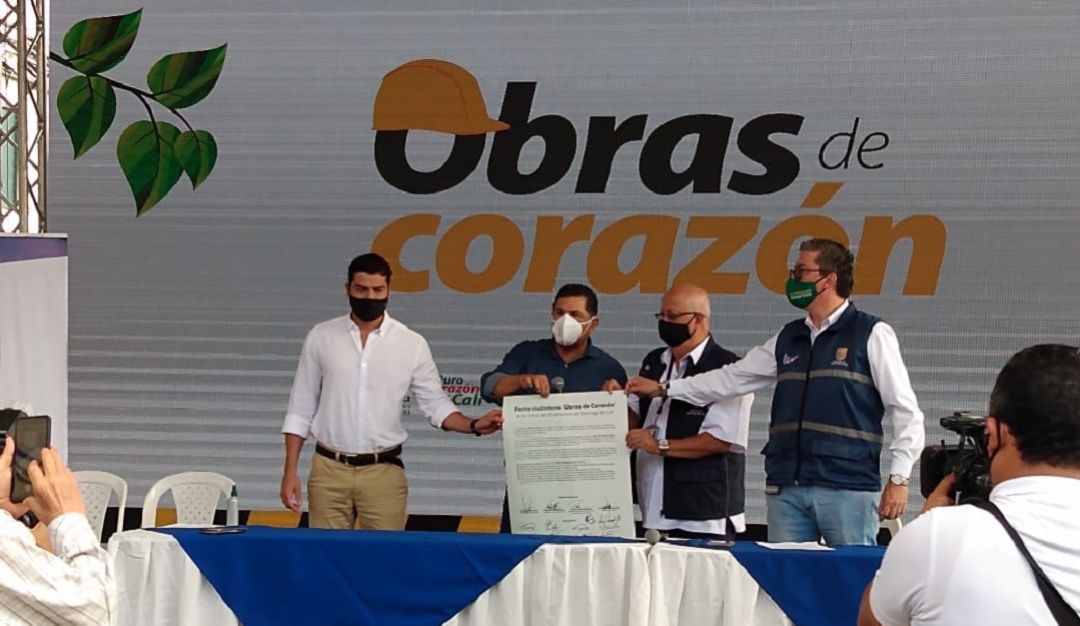 Obras de Corazón para mejorar el alcantarillado y las calles de los barrios