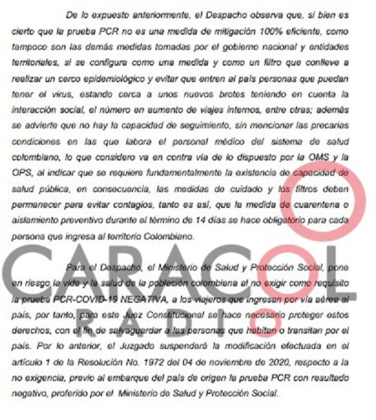 PCR aeropuerto en Colombia: Ordenan implementar nuevamente prueba PCR para llegada de extranjeros PCR aeropuerto en Colombia: Ordenan implementar nuevamente prueba PCR para llegada de extranjeros
