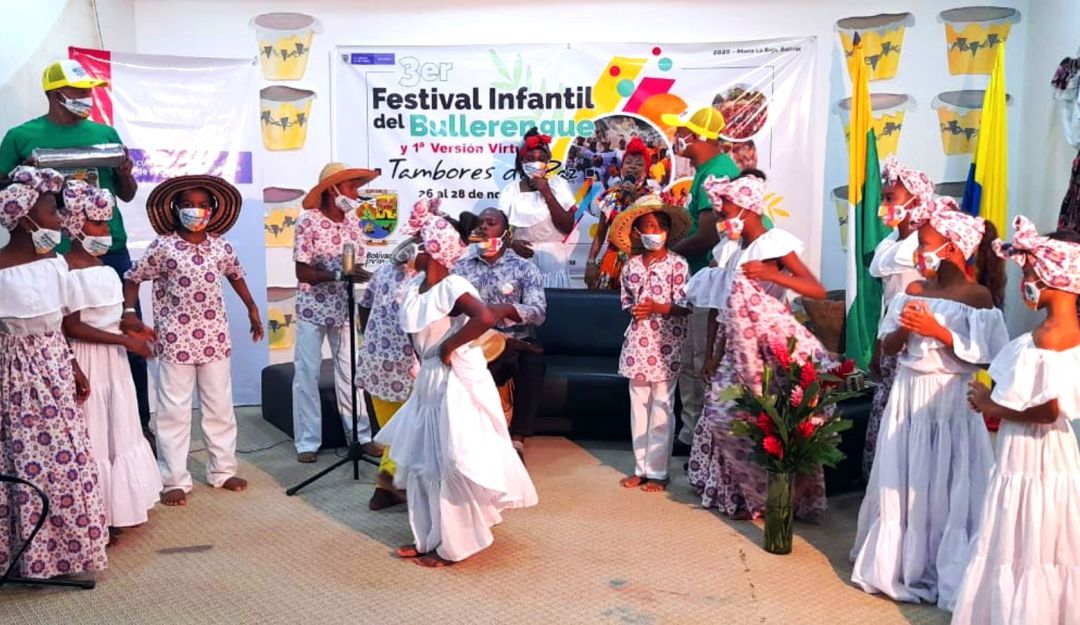 Festival Infantil Virtual del Bullerengue: Festival Infantil Virtual del Bullerengue, Tambores de Paz en María La Baja