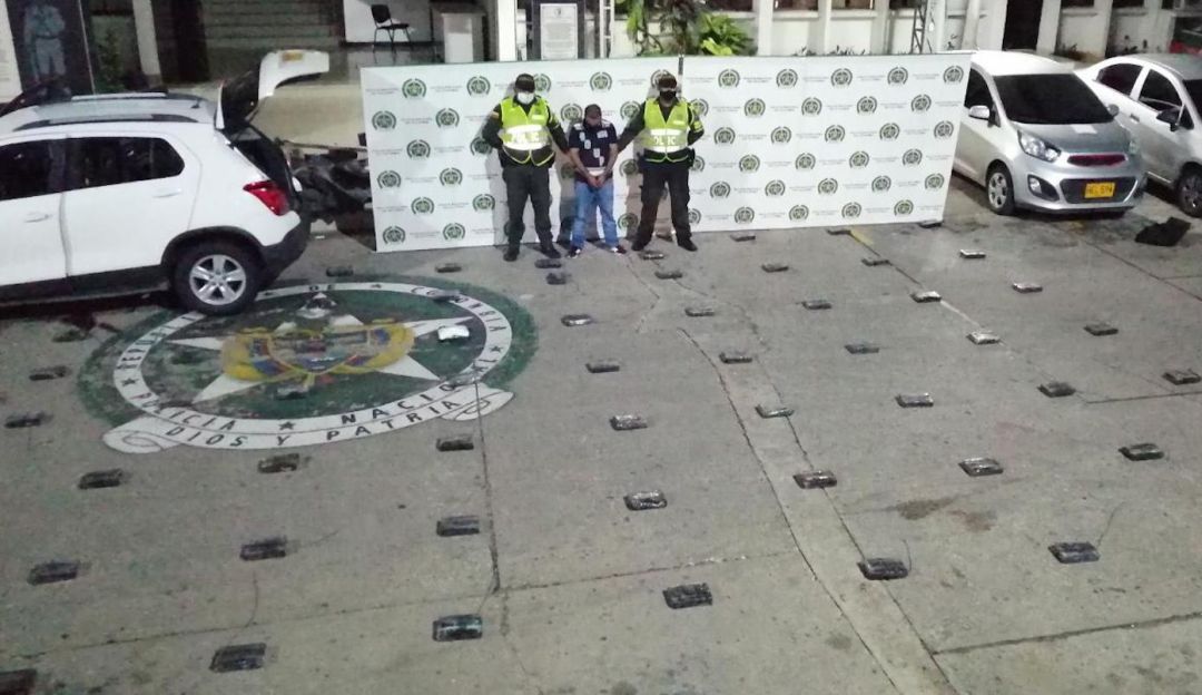 Narcotráfico Clan del Golfo: Incautan 67 kilos de cocaína del Clan del Golfo en Sucre