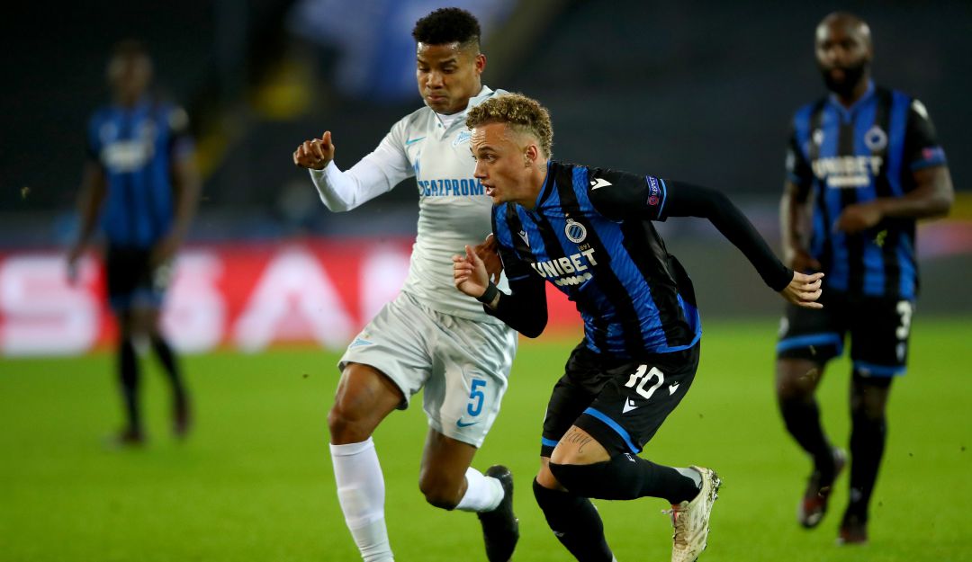 Wilmar Barrios Champions: Zenit de Barrios se quedó sin cupo en Europa League tras perder con Brujas
