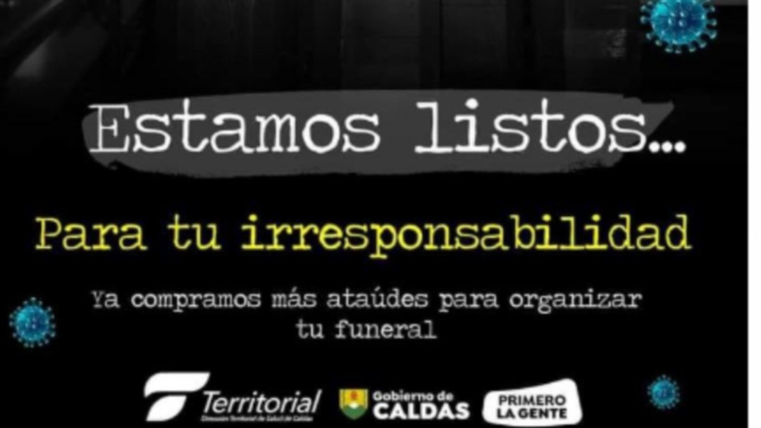 Polémica en Caldas por campaña de la Territorial y la Gobernación