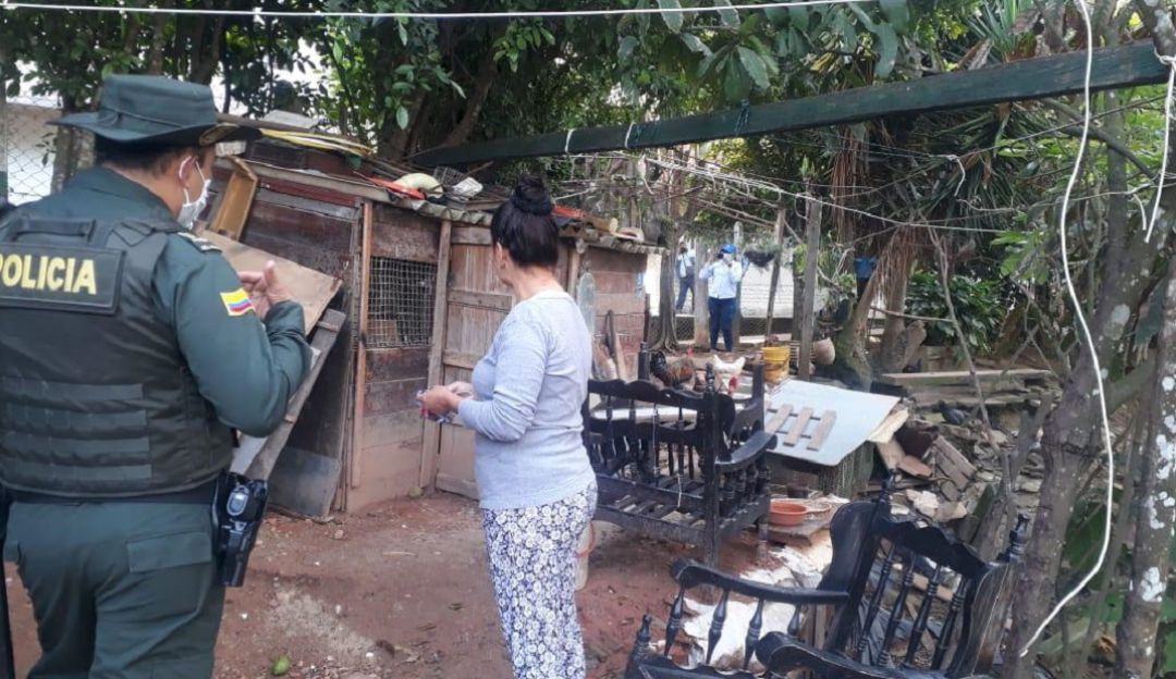 Nuevo allanamiento a 'cambuches' en predios protegidos Bucaramanga: Nuevo allanamiento a 'cambuches' en predios protegidos