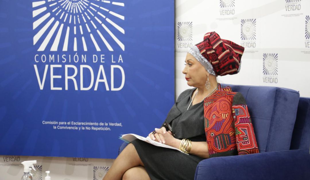 COMISIÓN DE LA VERDAD: Piedad Córdoba entregó una carta dirigida a Iván Márquez y Jesús Santrich