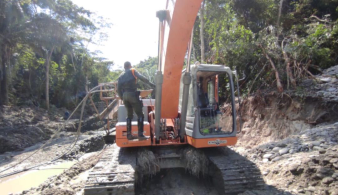 Capturas por minería ilegal: Seis personas capturadas por practicar minería ilegal en Victoria, Caldas