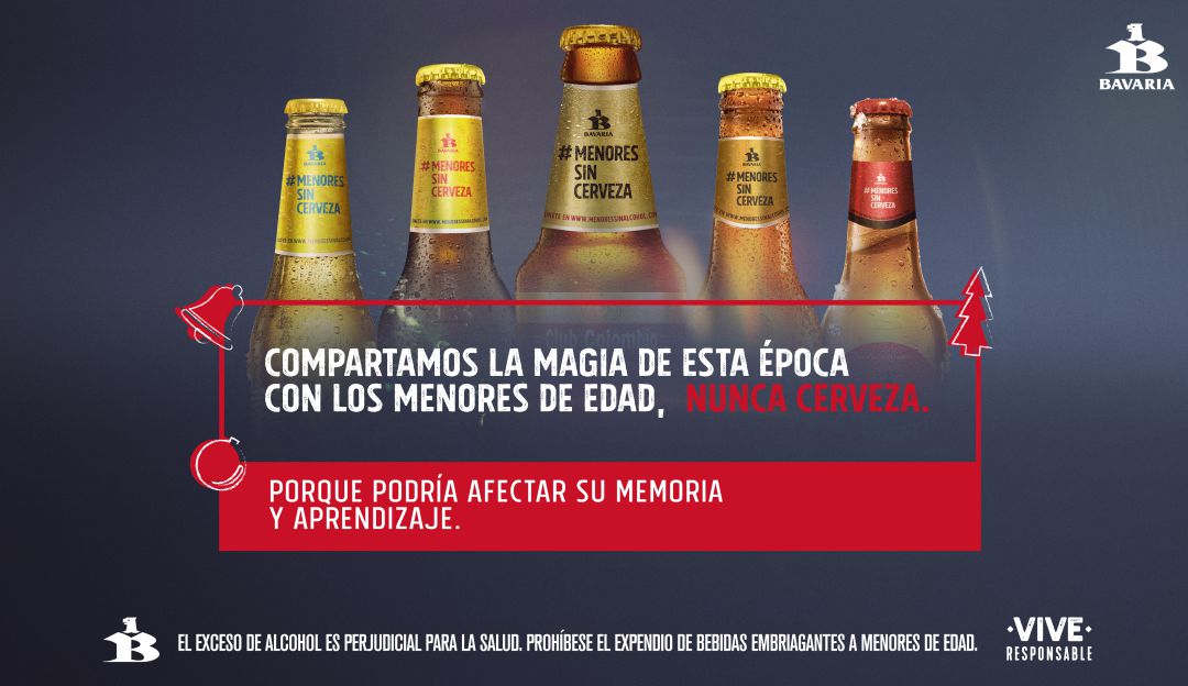 consumo de alcohol en menores de edad: Bavaria interviene etiquetas de cervezas