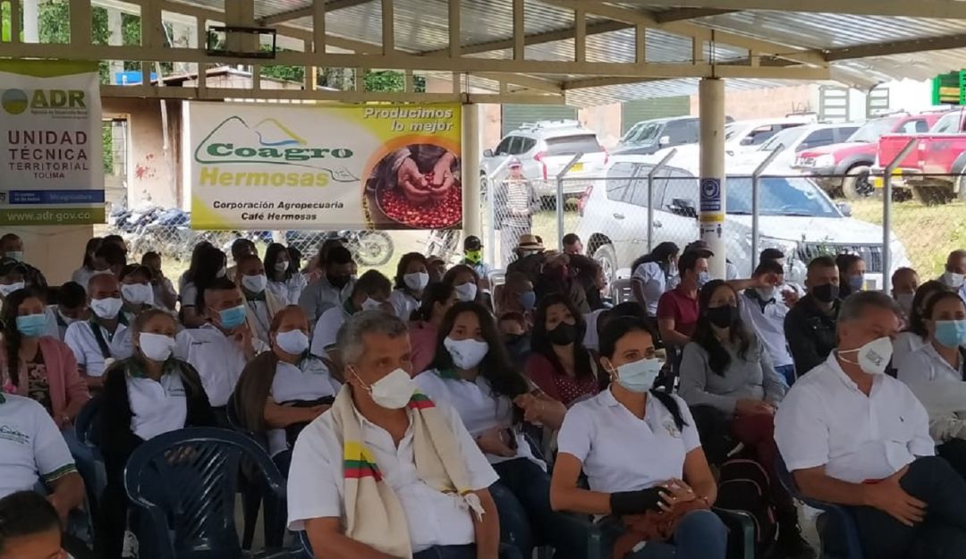 Cañón de Las Hermosas, Chaparral: Millonario proyecto beneficia a 70 familias cafeteras del Tolima