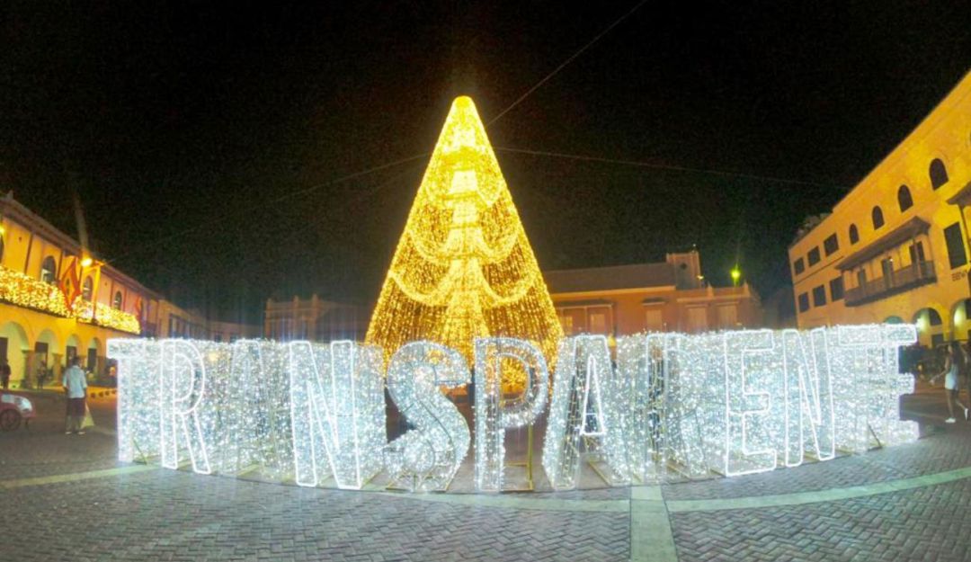 alumbrado navideño de Cartagena: Encendido alumbrado navideño de Cartagena