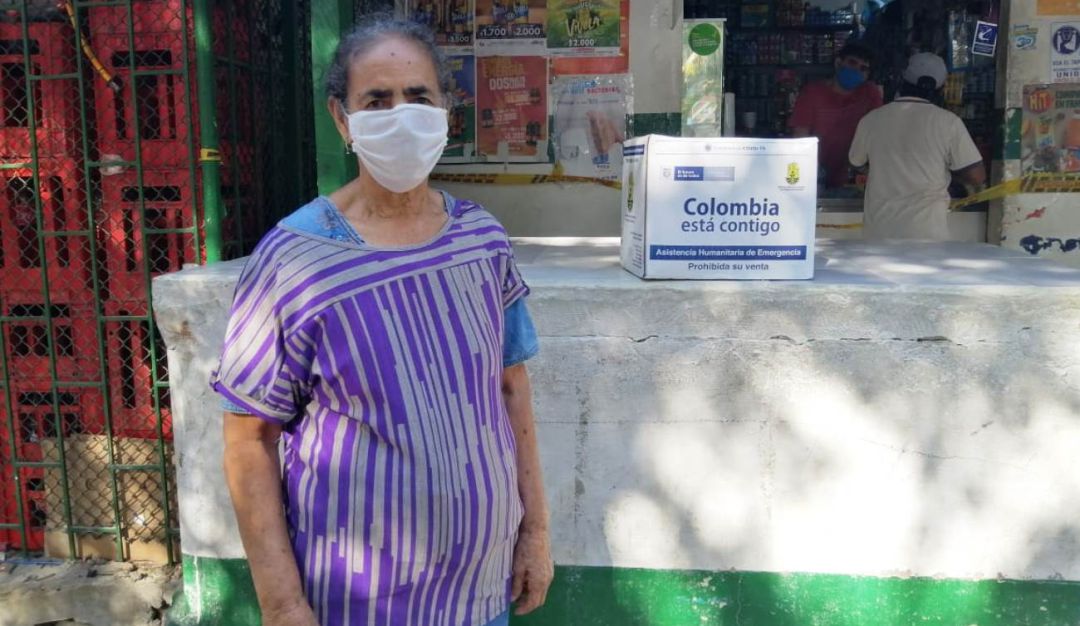 entrega de ayudas humanitarias a adultos mayores: Inició tercera y cuarta entrega de ayudas humanitarias a adultos mayores