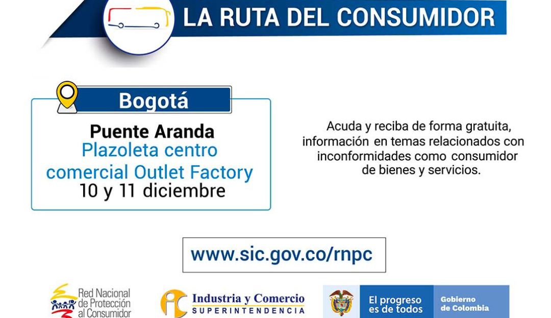 Ruta del consumidor: Más de 22 mil colombianos atendidos este año por la ruta del consumidor