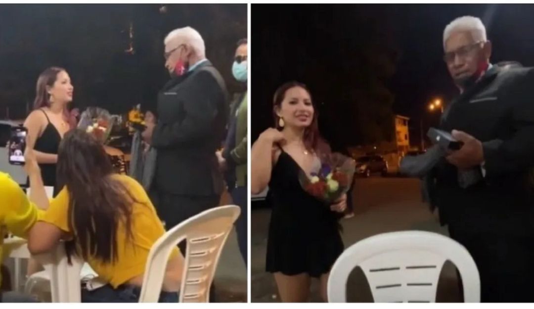 (VIDEO) Sugar Daddy sorprende a joven en frente de sus amigos: ¿Qué hacer? Joven fue sorprendida por su 'Sugar Daddy' con tremendo regalo