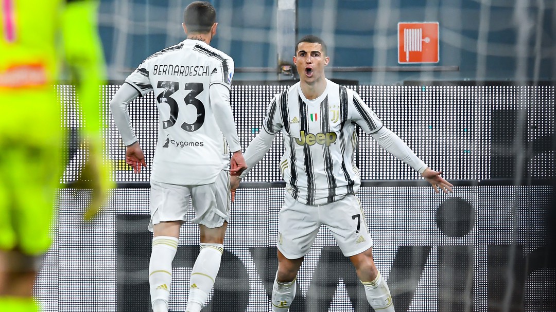 Doblete de Cristiano Ronaldo para celebrar su partido 100 con la Juve