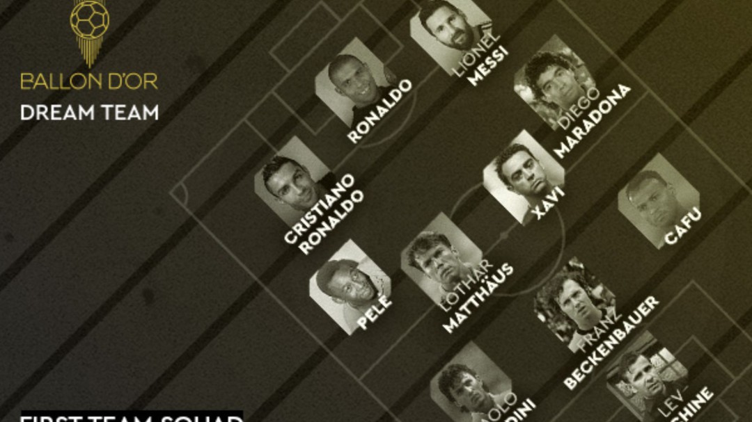 El equipo ideal de todos los tiempos de France Football
