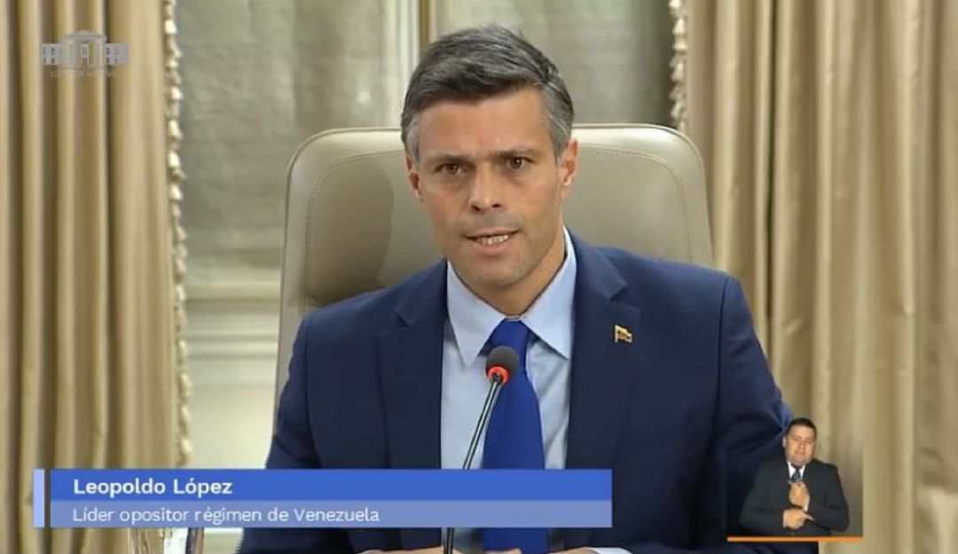 Fuertes críticas a Duque por programa con Leopoldo López: Críticas a Duque por invitar a Leopoldo López a su programa diario
