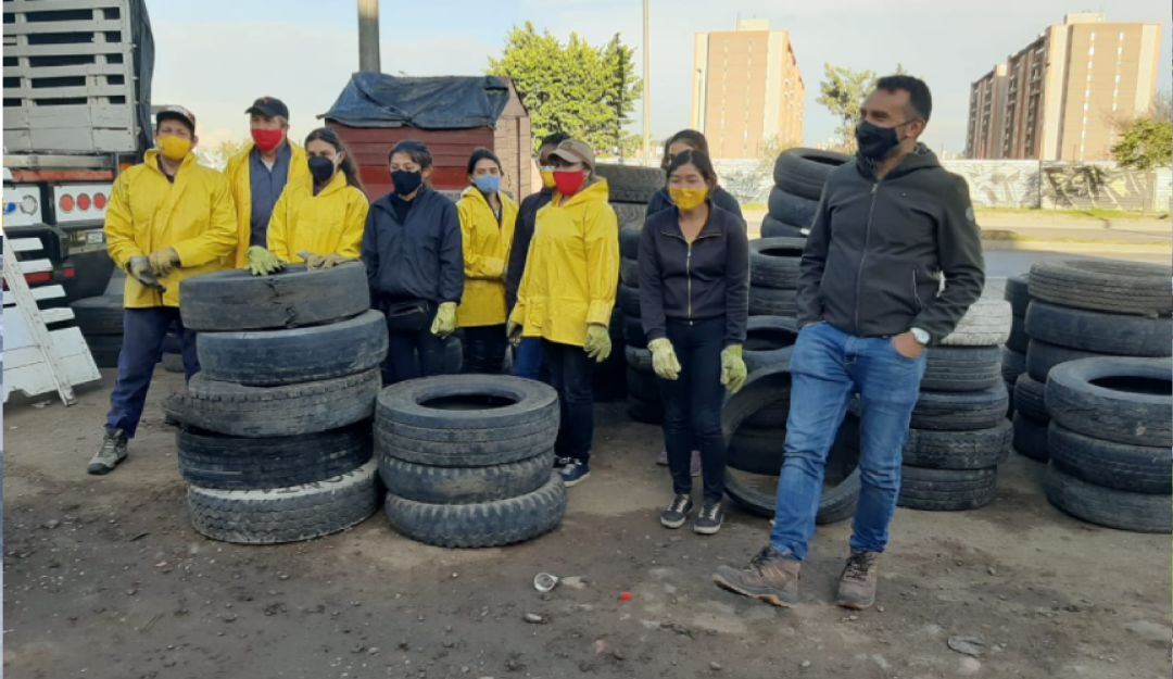 Llantatón distrital en Bogotá: Bogotá realizó su primera "Llantatón distrital"