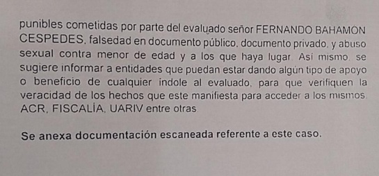 ARN advirtió a Fiscalía sobre falso testigo ARN advirtió a Fiscalía sobre falso testigo