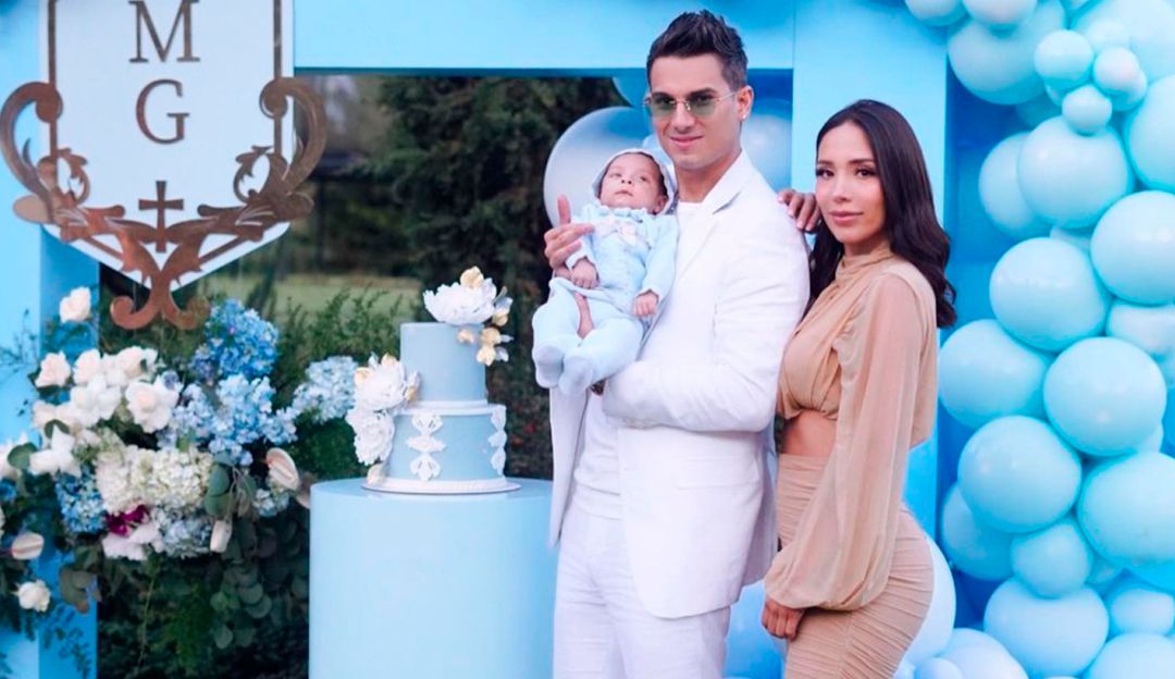 Luisa Fernanda W con Pipe Bueno y su hijo Máximo