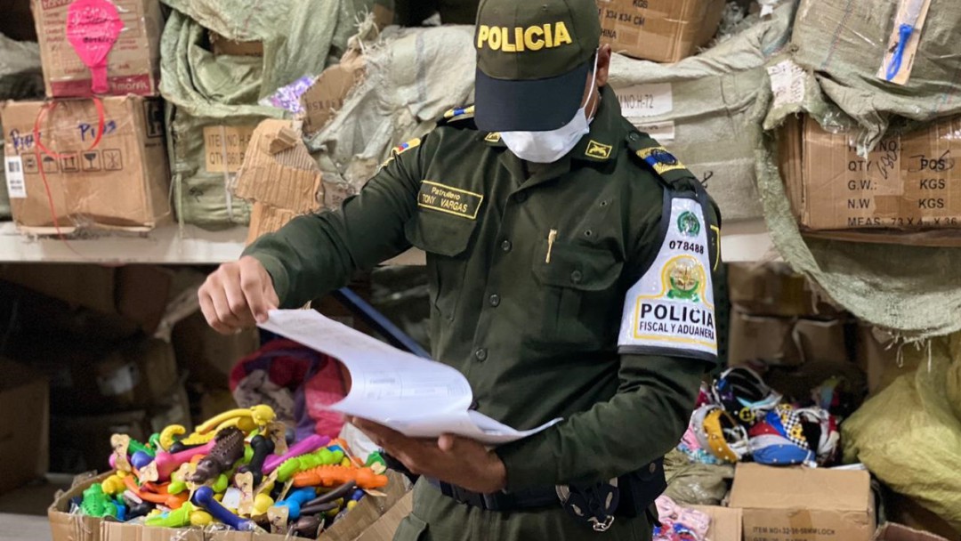 Incautada mercancía de contrabando por valor de $200 millones en Cartagena