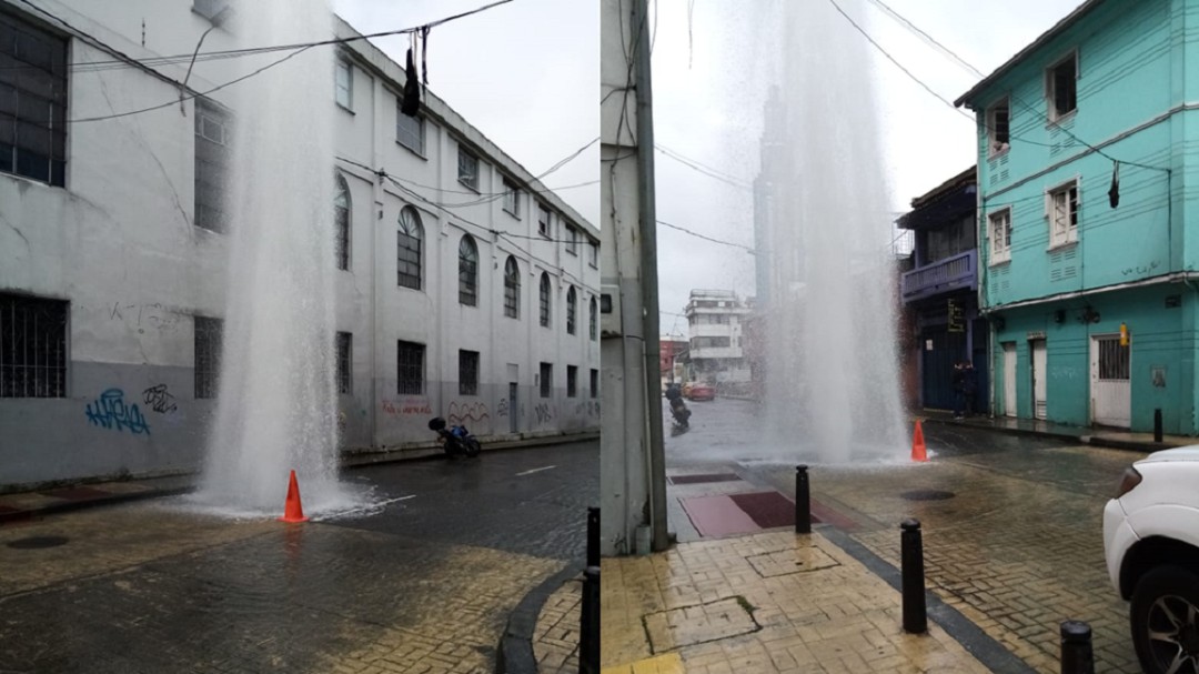 Fallo en un equipo de Aguas de Manizales, causa emergencia en el Centro