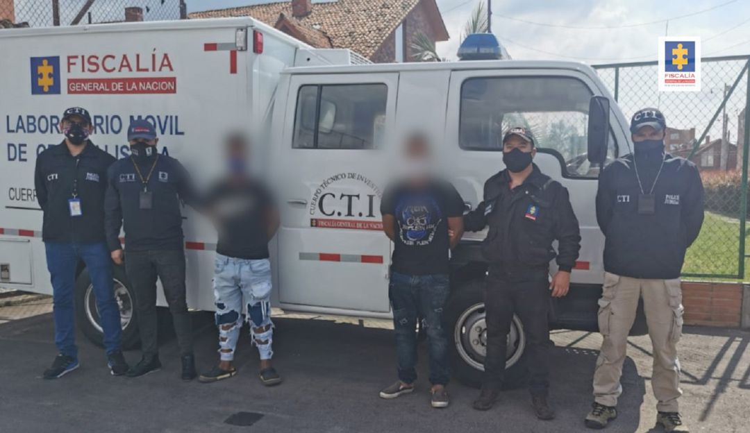 Dos de los presuntos responsables de la masacre de La Guayacana, Nariño