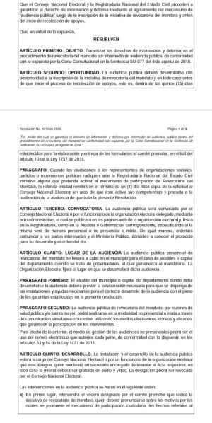 Revocatoria de mandatos: Código Electoral endurece requisitos para revocar alcaldes y gobernadores Revocatoria de mandatos: Código Electoral endurece requisitos para revocar alcaldes y gobernadores