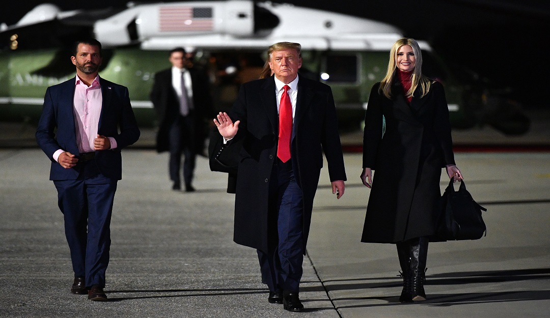 Donald Trump Jr e Ivanka Trump, los hijos más influyentes del gobierno de Estados Unidos.