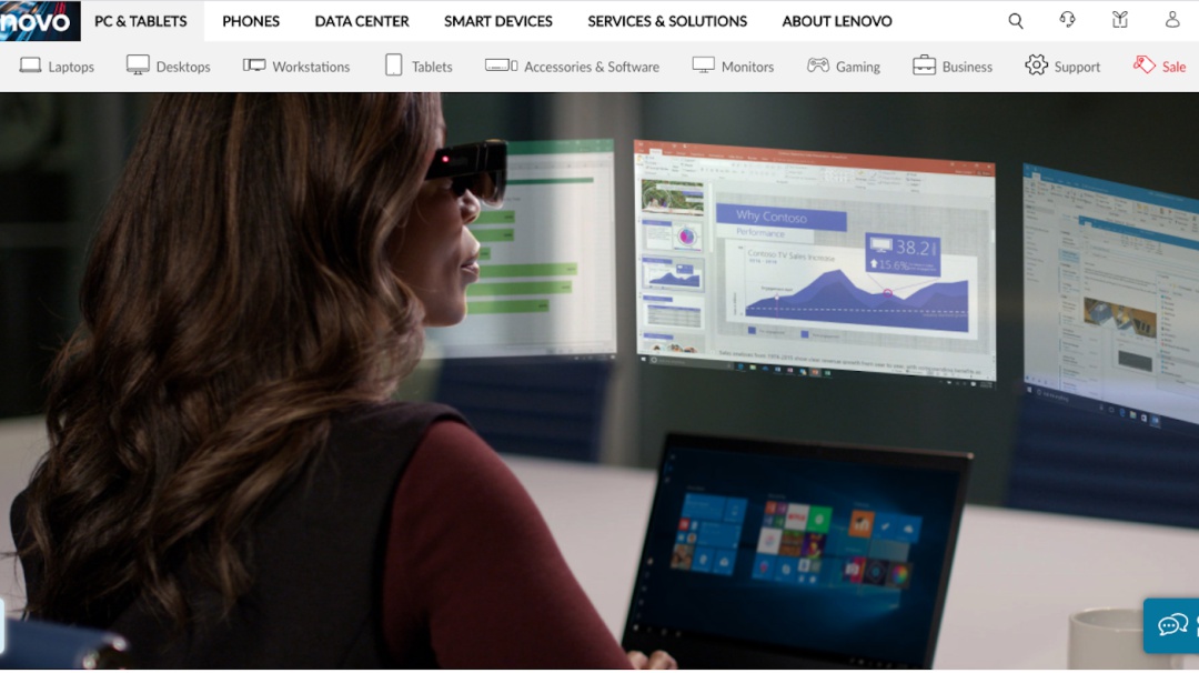 CES: Lenovo presenta gafas inteligentes para entornos empresariales
