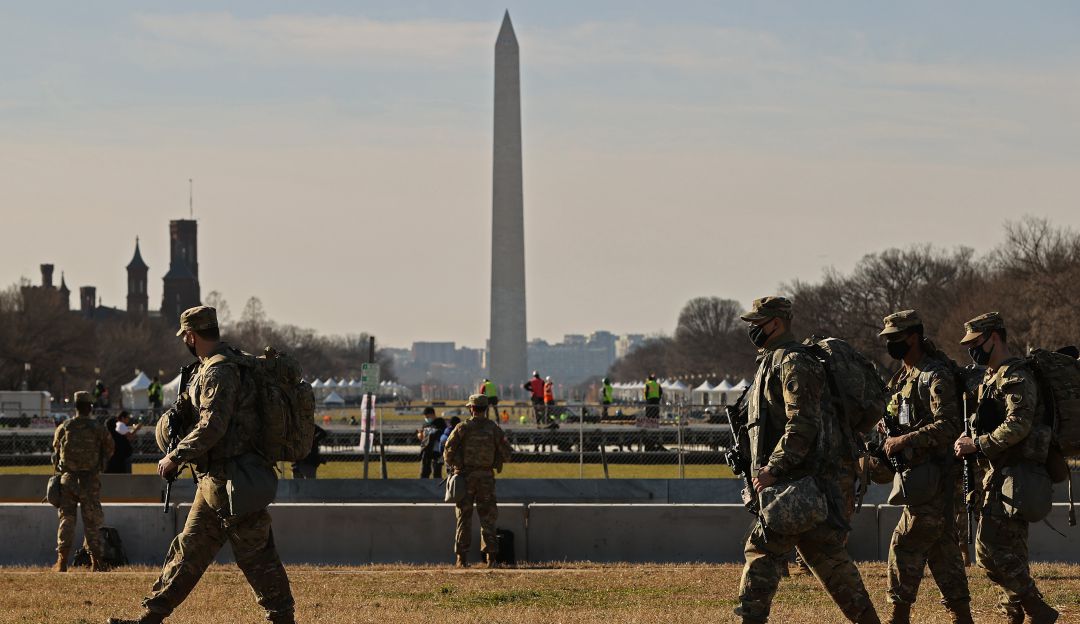 Guardia Nacional custodia los principales lugares de Washington