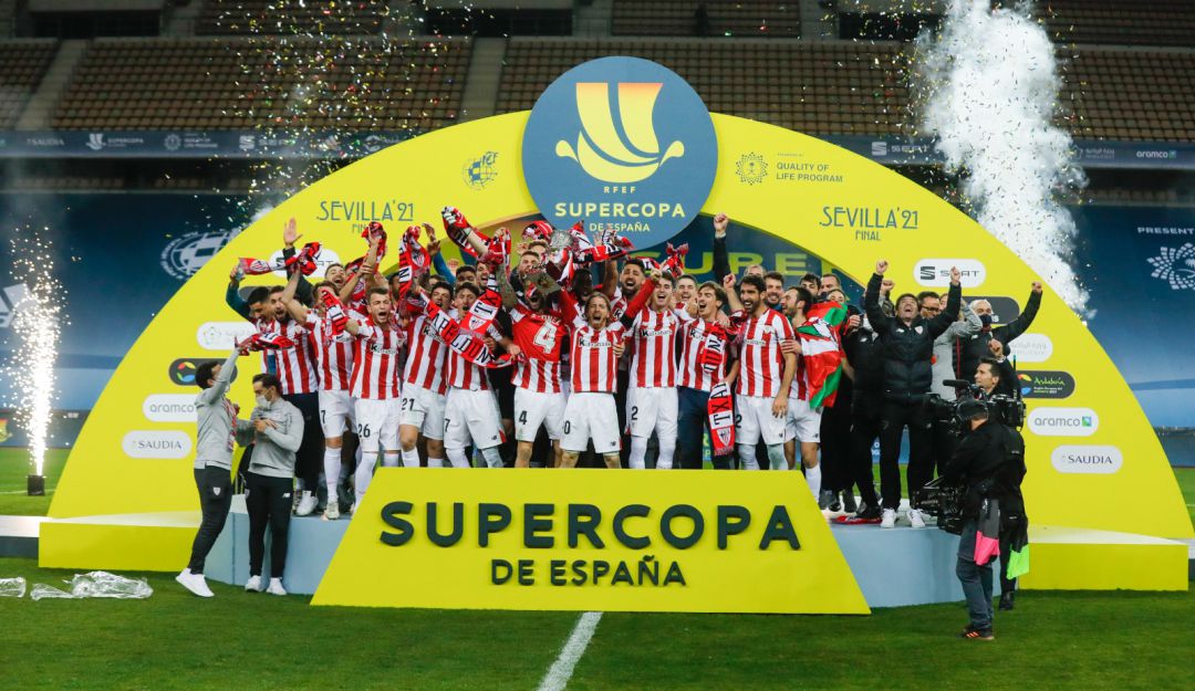 El Athletic Bilbao conquistó la tercera Supercopa de España de su historia.