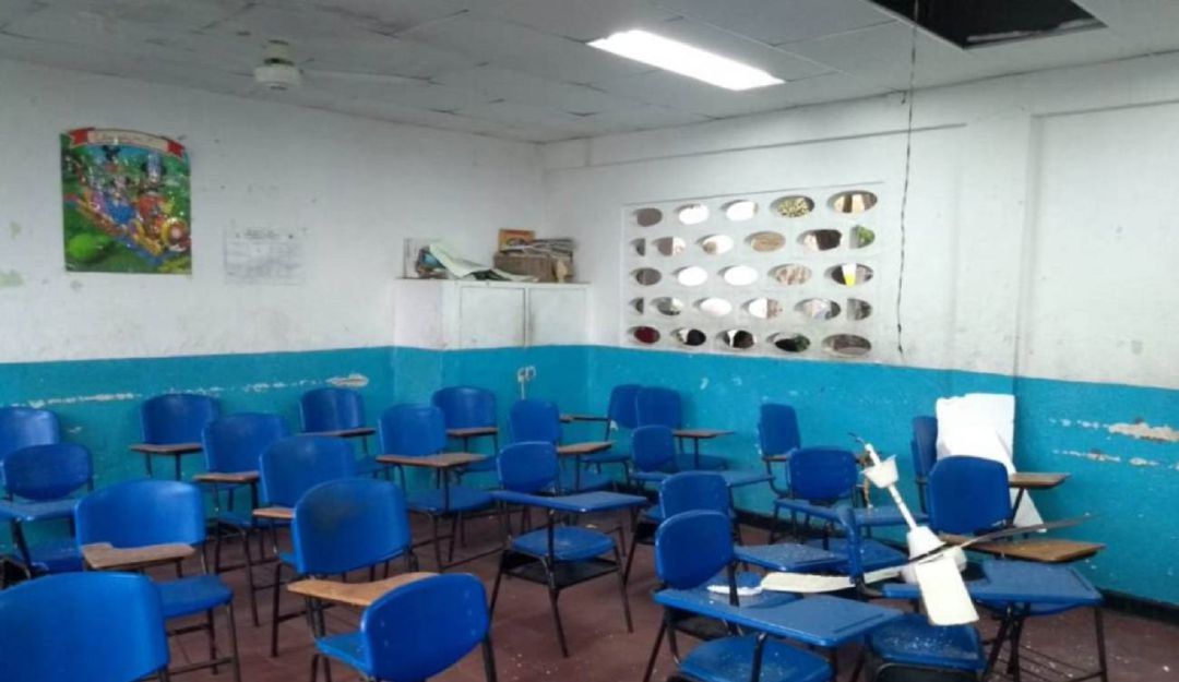 En total son 2.769 aulas de clase que se encuentran en mal estado