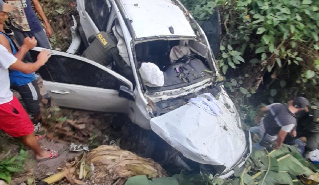 El accidente ocurrió en el sector de las Piscinas en la vía que conduce al corregimiento de Las Brisas