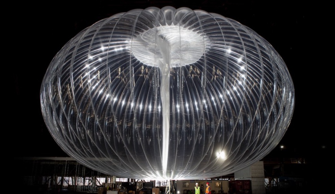 Proyecto de Internet con globos de Google