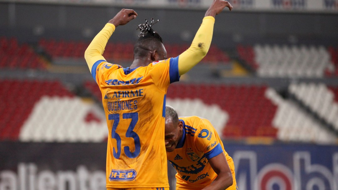Julián Quiñones marcó en la victoria de Tigres sobre Atlas