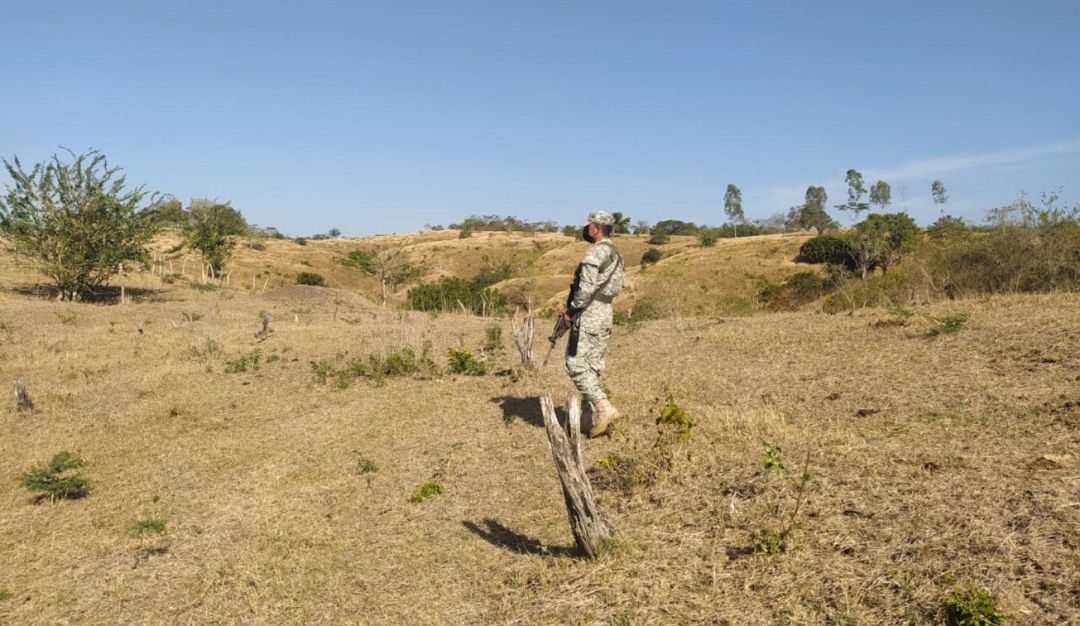 La Infantería de Marina realiza patrullajes en El Salado