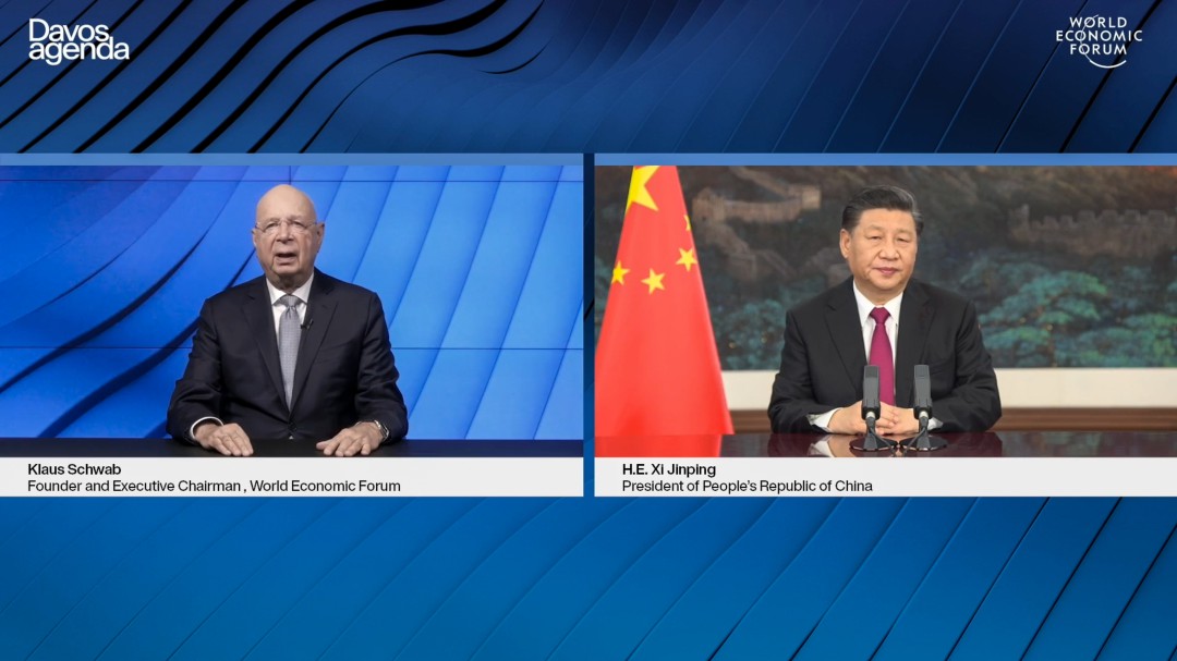 Xi Jinping inauguró el Foro de Davos pidiendo unidad global contra el Covid