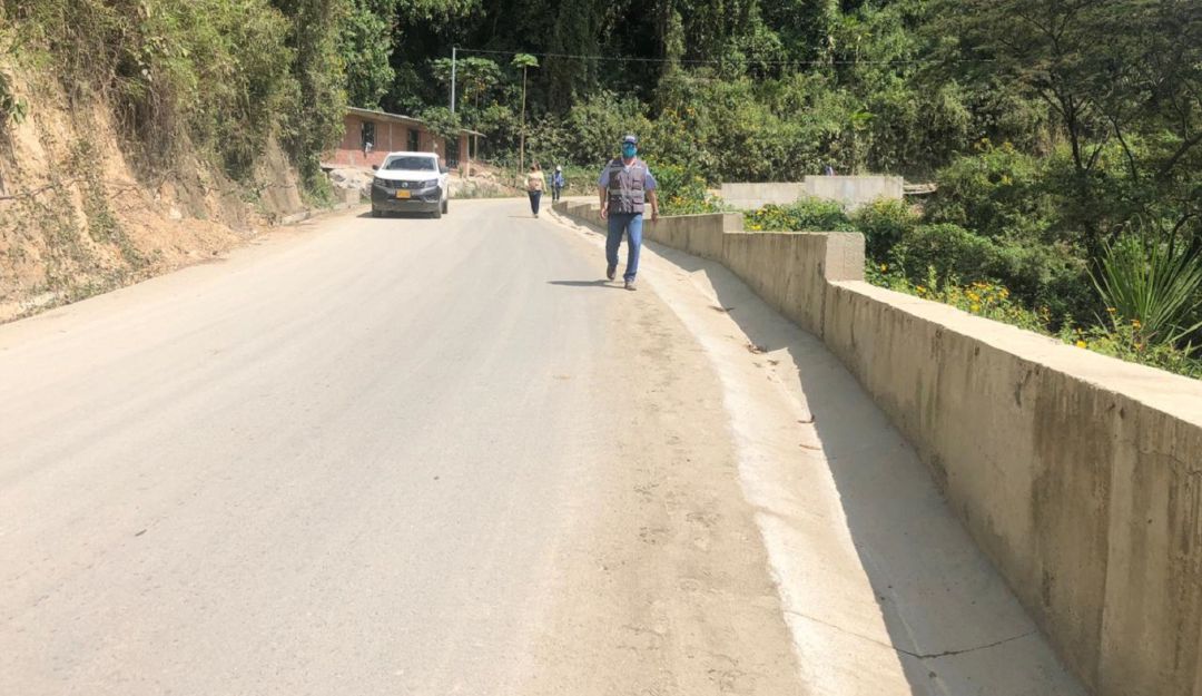 Vía Marmato - El Llano