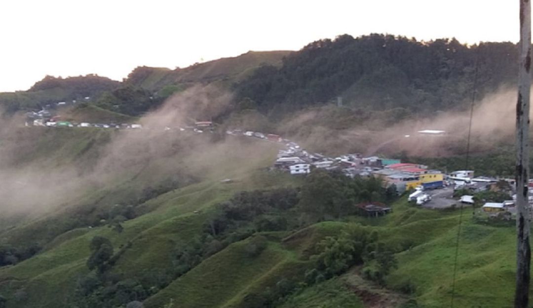 Alto de Letras, vía Manizales - Bogotá.
