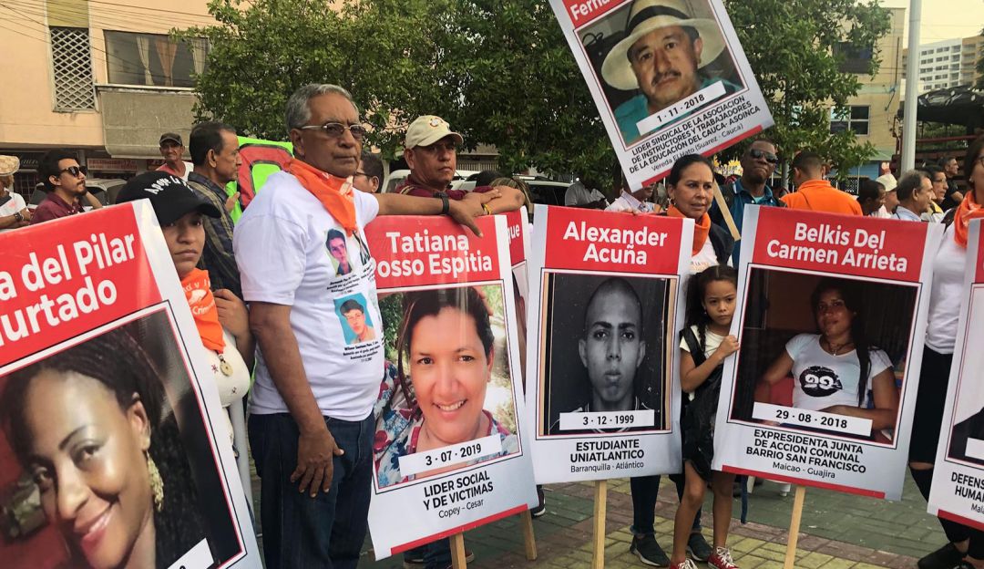 Asesinatos a líderes sociales