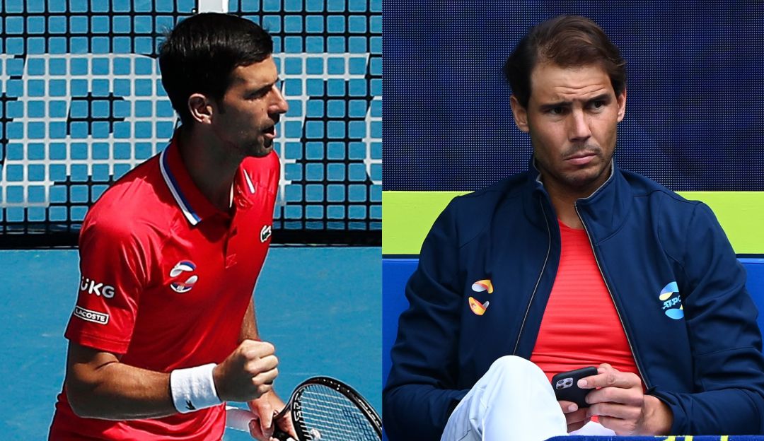 Novak Djokovic y Rafael Nadal