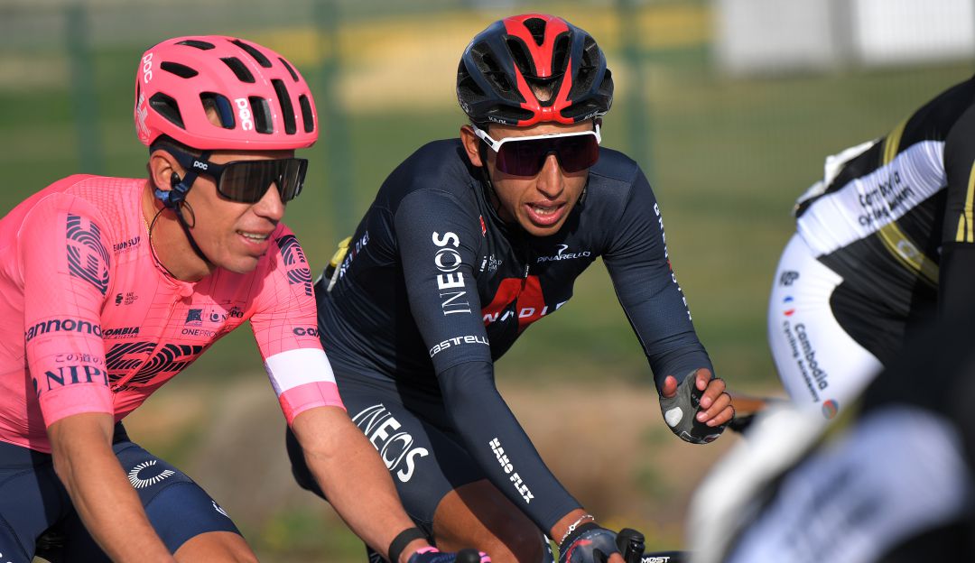 Rigoberto Urán y Egan Bernal iniciaron su temporada ciclística en Colombia.