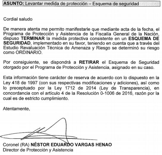 Acta del Programa de Protección y Asistencia de la Fiscalía General. Acta del Programa de Protección y Asistencia de la Fiscalía General.