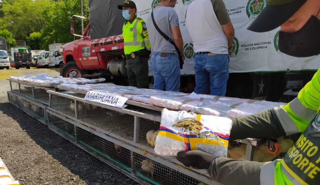Incautación droga.